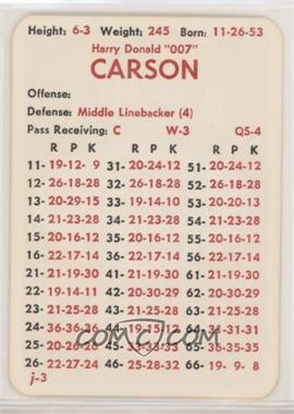 1983 APBA Football 1982 Season - [Base] #_HACA.2 - Harry Carson