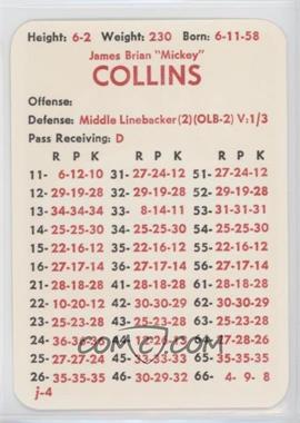 1983 APBA Football 1982 Season - [Base] #_JICO.1 - Jim Collins
