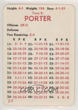 1983 APBA Football 1982 Season - [Base] #_TRPO - Tracy Porter