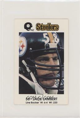 1983 Coca-Cola Pittsburgh Steelers Police - [Base] #_JALA - Jack Lambert [EX to NM]