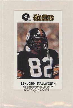 1983 Coca-Cola Pittsburgh Steelers Police - [Base] #_JOST - John Stallworth