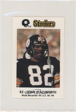 1983 Coca-Cola Pittsburgh Steelers Police - [Base] #_JOST - John Stallworth