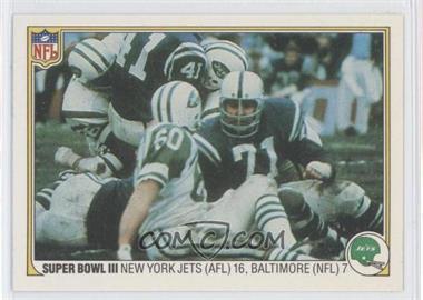 1983 Fleer NFL Team Action - [Base] #59 - Super Bowl III