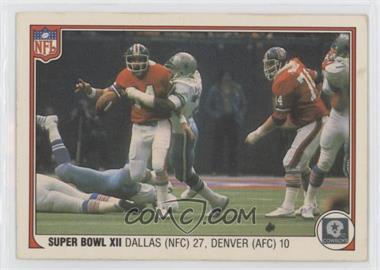 1983 Fleer NFL Team Action - [Base] #68 - Super Bowl XII [Poor to Fair]