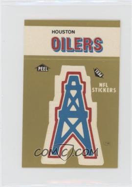 1983 Fleer Teams in Action - Team Schedule Stickers #_HOOI.1 - Houston Oilers (Logo) [Good to VG‑EX]