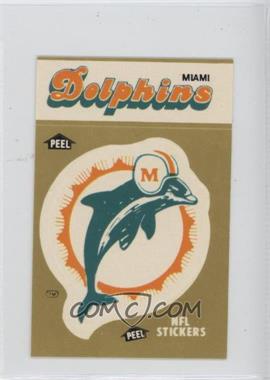 1983 Fleer Teams in Action - Team Schedule Stickers #_MIDO.1 - Miami Dolphins (Logo)
