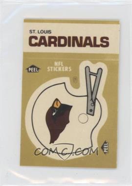 1983 Fleer Teams in Action - Team Schedule Stickers #_STCA.2 - St. Louis Cardinals (Helmet)