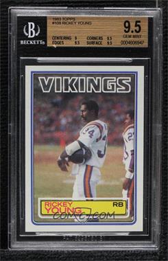 1983 Topps - [Base] #108 - Rickey Young [BGS 9.5 GEM MINT]