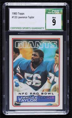 1983 Topps - [Base] #133 - Lawrence Taylor [CSG 9 Mint]