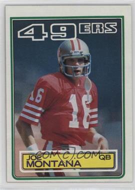 1983 Topps - [Base] #169 - Joe Montana