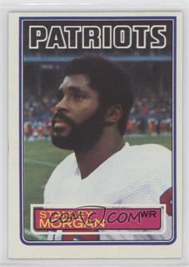 1983 Topps - [Base] #334.1 - Stanley Morgan (Inside Linebacker On Back Of Card)