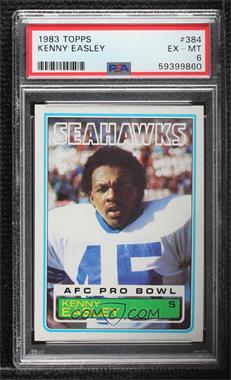 1983 Topps - [Base] #384 - Kenny Easley [PSA 6 EX‑MT]