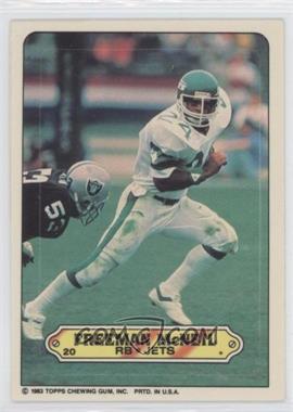 1983 Topps - Stickers #20 - Freeman McNeil