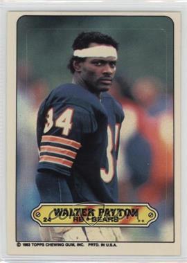 1983 Topps - Stickers #24 - Walter Payton