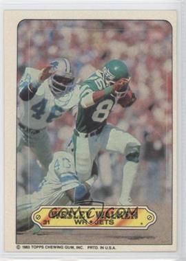 1983 Topps - Stickers #31 - Wesley Walker