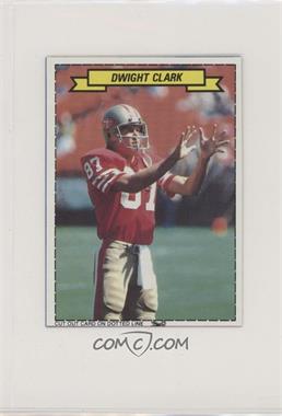 1983 Topps Album Stickers - Box Bottoms #_DWCL - Dwight Clark
