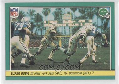 1984 Fleer Teams in Action - [Base] #59 - Super Bowl III