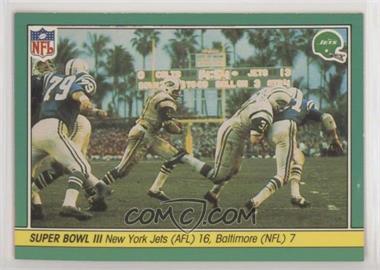 1984 Fleer Teams in Action - [Base] #59 - Super Bowl III