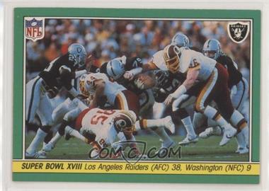 1984 Fleer Teams in Action - [Base] #74 - Super Bowl XVIII