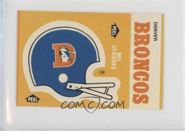 1984 Fleer Teams in Action - Stickers #DEN.1 - Denver Broncos (Helmet)