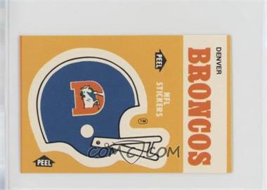 1984 Fleer Teams in Action - Stickers #DEN.1 - Denver Broncos (Helmet)
