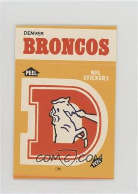 1984 Fleer Teams in Action - Stickers #DEN.2 - Denver Broncos (Logo)