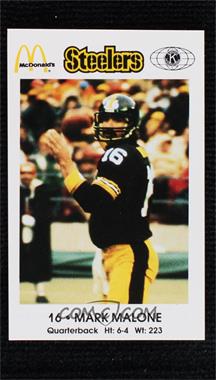 1984 McDonald's Pittsburgh Steelers Police - [Base] #16 - Mark Malone