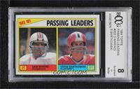 League Leaders - Dan Marino, Steve Bartkowski [BCCG 8 Excellent …