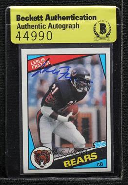 1984 Topps - [Base] #223 - Leslie Frazier [BAS Authentic]