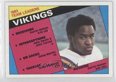 1984 Topps - [Base] #288 - Minnesota Vikings Team