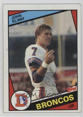 1984 Topps - [Base] #63 - John Elway [EX to NM]