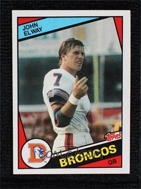 1984 Topps - [Base] #63 - John Elway [Poor to Fair]