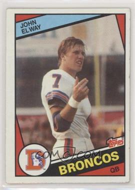 1984 Topps - [Base] #63 - John Elway [Good to VG‑EX]