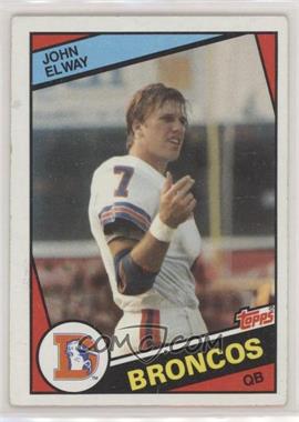 1984 Topps - [Base] #63 - John Elway [EX to NM]