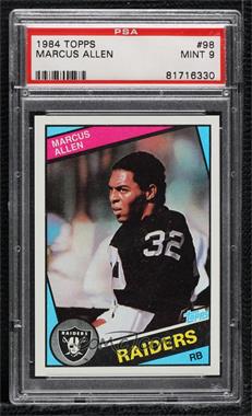 1984 Topps - [Base] #98 - Marcus Allen [PSA 9 MINT]