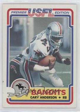 1984 Topps USFL - [Base] #117 - Gary Anderson