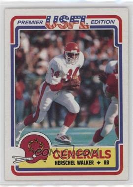 1984 Topps USFL - [Base] #74 - Herschel Walker