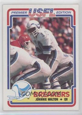 1984 Topps USFL - [Base] #82 - Johnnie Walton