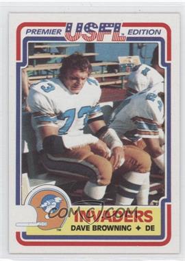 1984 Topps USFL - [Base] #85 - Dave Browning