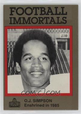 1985-88 Football Immortals - [Base] #4 - O.J. Simpson