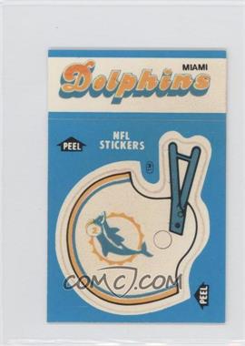 1985 Fleer Team Action Stickers - [Base] #_MIDOH - Miami Dolphins Helmet