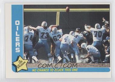 1985 Fleer in Action - [Base] #30 - Houston Oilers Team