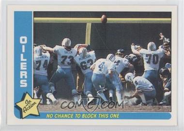 1985 Fleer in Action - [Base] #30 - Houston Oilers Team