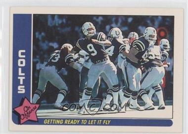1985 Fleer in Action - [Base] #31 - Indianapolis Colts Team
