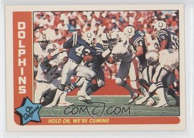 1985 Fleer in Action - [Base] #44 - Miami Dolphins Team