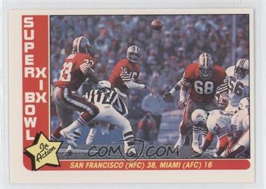 1985 Fleer in Action - [Base] #86 - Super Bowl XIX, San Francisco 49ers, Miami Dolphins Team