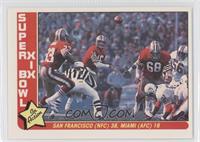 Super Bowl XIX, San Francisco 49ers, Miami Dolphins Team