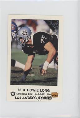 1985 Kodak Los Angeles Raiders Fire Prevention - [Base] #3 - Howie Long