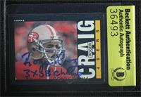 Roger Craig [BAS Beckett Auth Sticker]