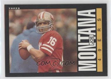 1985 Topps - [Base] #157 - Joe Montana